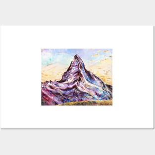 Mount Matterhorn In Spring Posters and Art